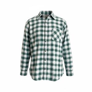 Vtg Saugatuck Dry Goods Company Men's‎  Flannel Shirt Sz L Plaid Long Sleeve